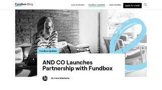 
                            6. AND CO Launches Partnership with Fundbox | Fundbox Blog