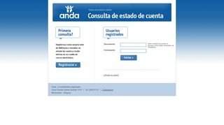 
                            2. ANDA - Login - anda.com.uy