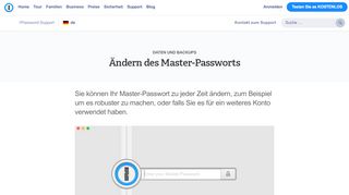 
                            8. Ändern des Master-Passworts | 1Password