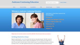 
                            1. Anderson Continuing Education - Getting Started is Easy