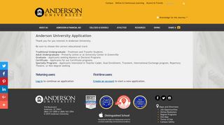 
                            2. Anderson University Application