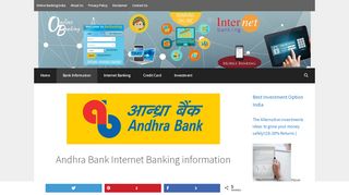 
                            6. Andhra Bank Internet Banking information and …