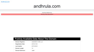 
                            5. Andhrula.com - Andhrula Matrimony | QanAtor