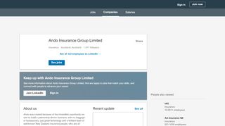 
                            7. Ando Insurance Group Limited | LinkedIn