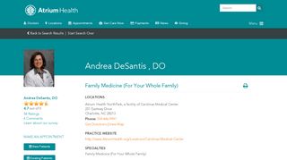 
                            5. Andrea DeSantis - Atrium Health
