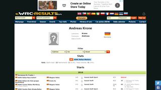 
                            3. Andreas Krone - rally profile eWRC-results.com