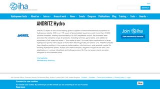 
                            3. ANDRITZ Hydro | International Hydropower Association