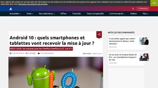 
                            9. Android 10 Q : quels smartphones et tablettes vont ...