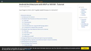 
                            8. Android Architecture with MVP or MVVM - Tutorial