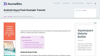 
                            3. Android AsyncTask Example Tutorial - JournalDev