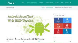 
                            9. Android AsyncTask with JSON Parsing - Example