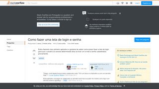 
                            7. android - Como fazer uma tela de login e senha - …