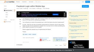 
                            8. android - Facebook Login within Mobile App - Stack Overflow