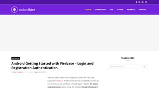 
                            2. Android Getting Started with Firebase - Login and Registration ...