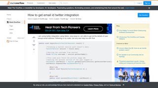 
                            3. android - How to get email id twitter integration - Stack ...