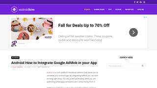 
                            8. Android How to Integrate Google AdMob in your App