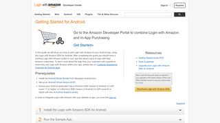 
                            8. Android - Login with Amazon Developer Center