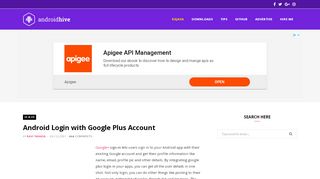 
                            4. Android Login with Google Plus Account - Android Hive