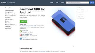 
                            1. Android SDK - Documentation - Facebook for Developers