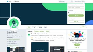 
                            2. Android Studio (@androidstudio) | Twitter