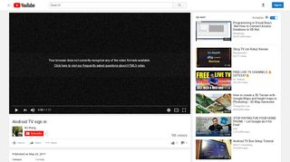 
                            4. Android TV sign in - YouTube