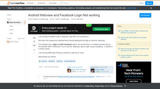 
                            1. Android Webview and Facebook Login Not …