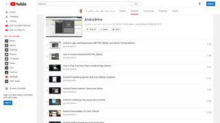 
                            7. AndroidHive - YouTube