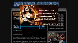 
                            5. Anekatoto Log In | TOGEL - infotogelsingapura.com