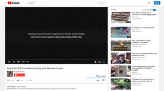 
                            8. AnexSECURE Surveillance Setup and Remote Access - YouTube