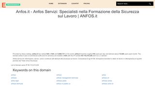 
                            9. Anfos.it - Anfos Servizi: Specialisti nella …