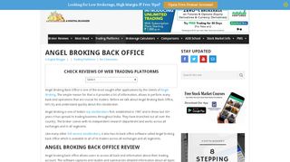 
                            2. Angel Broking Back Office Review for 2019 | Features ...