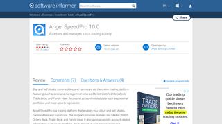 
                            8. Angel SpeedPro Download - It enables you to buy and sell ...