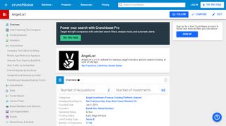 
                            3. AngelList | Crunchbase