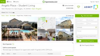 
                            5. Angelo Place - Student Living Apartments - San Angelo, TX ...