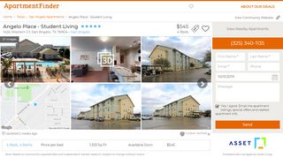 
                            7. Angelo Place - Student Living - San Angelo, TX | Apartment Finder