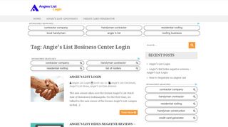 
                            8. Angie’s List Business Center Login – Angies List Login