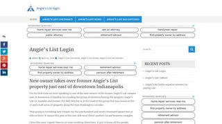 
                            2. Angie’s List Login – Angies List Login