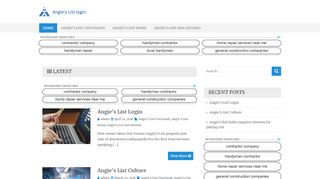 
                            5. Angies List Login