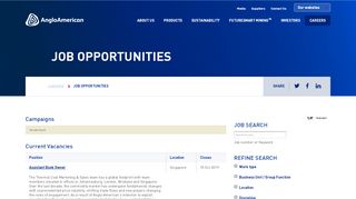 
                            7. Anglo American – Recent Jobs