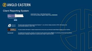 
                            4. Anglo Eastern Group - Client Reporting System