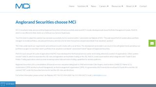 
                            5. Anglorand Securities - MCi