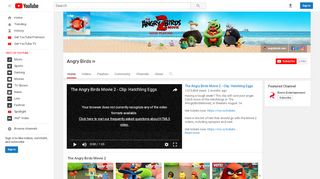 
                            3. Angry Birds - YouTube