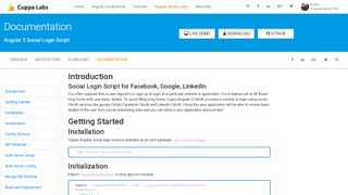 
                            10. Angular 2 Social Login - Cuppa Labs