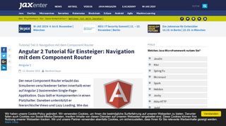 
                            5. Angular 2 Tutorial für Einsteiger: Navigation mit dem ...