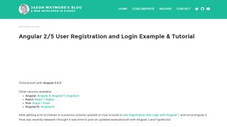 
                            4. Angular 2/5 User Registration and Login Example & Tutorial | Jason ...