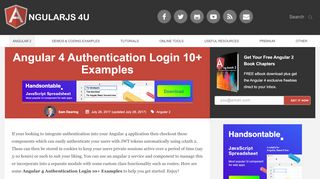
                            3. Angular 4 Authentication Login 10+ Examples - Angular 4U