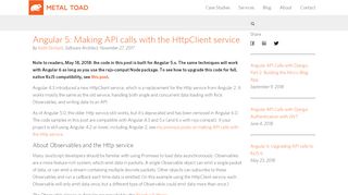 
                            6. Angular 5: Making API calls with the HttpClient service ...