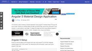 
                            7. Angular 5 Material Design Application | DevGlan