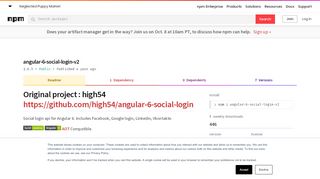 
                            2. angular-6-social-login-v2 - npm