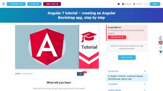 
                            5. Angular 7 tutorial - create your own Angular Bootstrap app ...